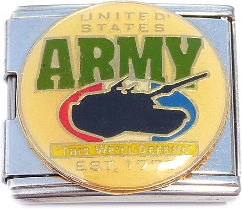 MEGA Army This We Will Defend Italian Charm (18mm Double Size Charm) in Saudi Arabia