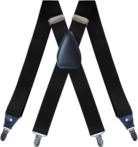 Suspenders for Men, Adjustable Y Back Suspenders for Men, Women, Teens and Boys, Suspenders with Strong Clips in Saudi Arabia