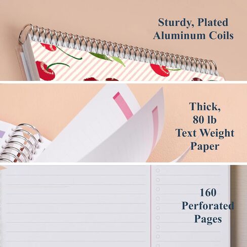 Erin Condren 8,5" X 11" Spiral Bound Productivity Notebook - Layers Neutral, 160 Lined Page & To Do List Organizer Notebook, 80Lb Thick Mohawk Paper, Stickers Included in Saudi Arabia