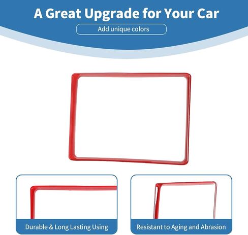 لشاحن الشاحن تغطية شاشة شاشة Dodge Charger 2011-2023 Red Interior Accessories 1pcs in Saudi Arabia