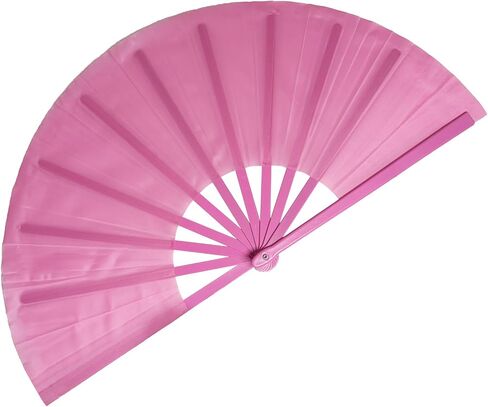 dmjuncong 13inch Large Folding Hand Rave Fan,Clack Handheld Popping Fan Clacking Fans for Line Dancing,Music Festivals,Carnival,Wedding,Home Decoration and Cooling in Various Occasions. (Purple) in Kuwait