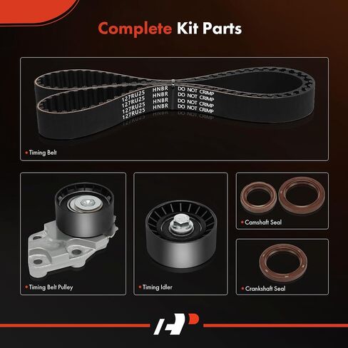 A-Premium Engine Timing Belt Kit Compatible with Chevrolet, Pontiac & Suzuki Cars - Aveo 2004-2011, Aveo5 2006-2008, Wave 2005-2008, Wave5 2005-2007, Swift+ 2004-2008 - 1.6L in Saudi Arabia