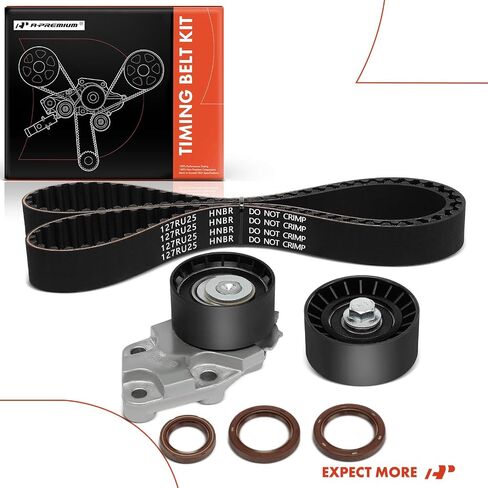 A-Premium Engine Timing Belt Kit Compatible with Chevrolet, Pontiac & Suzuki Cars - Aveo 2004-2011, Aveo5 2006-2008, Wave 2005-2008, Wave5 2005-2007, Swift+ 2004-2008 - 1.6L in Saudi Arabia