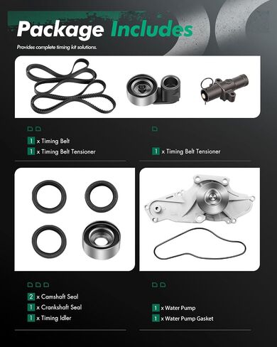 SCITOO Timing Belt Kit For Acura,For Honda,For Saturn 3L,3.2L,3.7L TKH-002C,TKH002C in Saudi Arabia