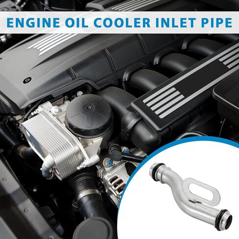 55353327 Engine Oil Cooler Inlet Pipe with O-Ring For Chevy Sonic 2012-2018,Cruze 2011-2015,Cruze Limited 2016,Aveo Aveo5 2009-2011, For Pontiac G3 2009-2010, For Saturn Astra 2008-2009 in Saudi Arabia