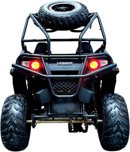 UTV UTV SSR 170RS ATTILITY مركبة ، مقعدين ، 200 سم أوتوماتيكي + عكس مع سرير الشحن مصابيح الأمامية عجلات احتياطية ، DF200GKV العمل الفناء الخلفي في المزرعة (أسود) in Kuwait