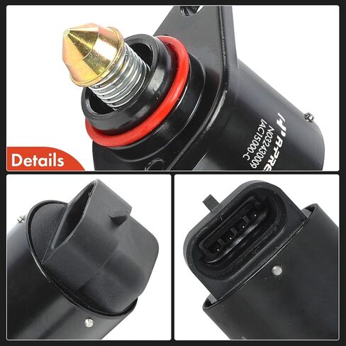 A-Premium Fuel Injection Vile Indle Control Valve متوافق مع Asuna GT و Se & Buick Century و Skylark & ​​Chevrolet Astro و S10 & Geo Prizm & GMC S15 و Isuzu Dispulse & Oldsmobile Achieva & Pontiac 6000 in Saudi Arabia