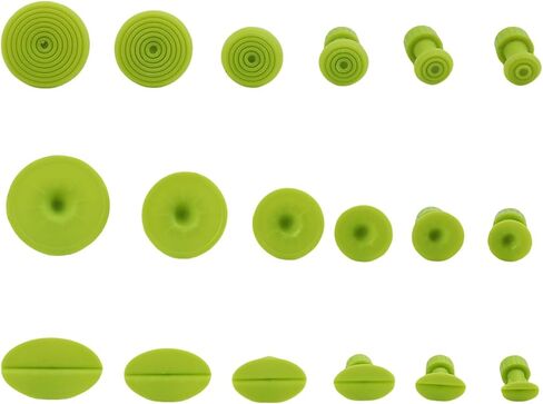 18pcs Green Nylon Dents Repair Efficiently Restores Car Body Dents Without Paint Saving Time And Cost Home Use in Saudi Arabia