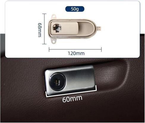 تناسب W205 W253 قفازات قفاز السيارة غطاء مقبض الغطاء غطاء قفل الأدوات مربعات القفاز in Kuwait