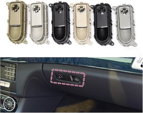 تناسب W218 Car Glove Box Cover Cover Lid Cls Class Toolbox Glove Boxes تبديل غطاء CLS300 (أحمر بني) in Saudi Arabia