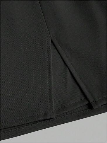 Floerns Women's Metal High Waist Skirt Split Hem A Line Business Office Mini Skirts in Saudi Arabia