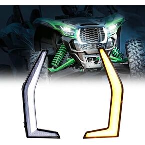 Front Grille Accent Lights Fang Light for Kawasaki Teryx KRX 1000 2020-2024 Trail Special 2021-2024 UTV ATV Turn Signal in Saudi Arabia