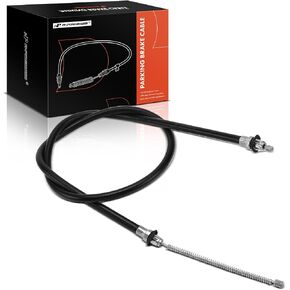 A-Premium Rear Driver Side Parking Brake Cable Assembly Compatible with Ford Models: E-150 E150, E-150 Club Wagon, E-150 Econoline, E-150 Econoline Club Wagon - Replace# YC2Z2A635BA in Kuwait