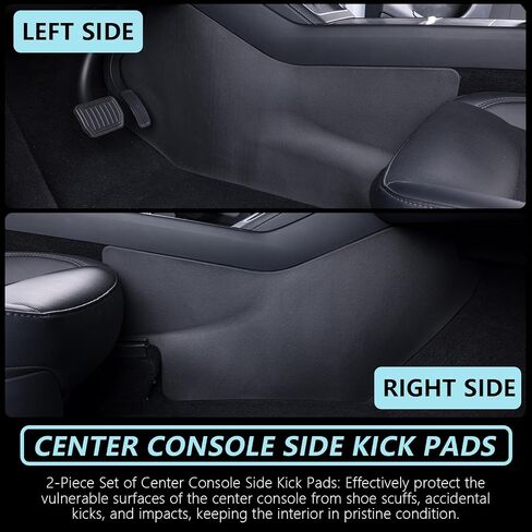 for 2025+ Tesla Model Y Juniper 7PCS TPE Door Threshold Strip & Center Console Saddle Side Protectors & 2nd Row Seat Lower Protector Anti-dust Pads 2025 2026 Model Y Juniper Accessories in Saudi Arabia