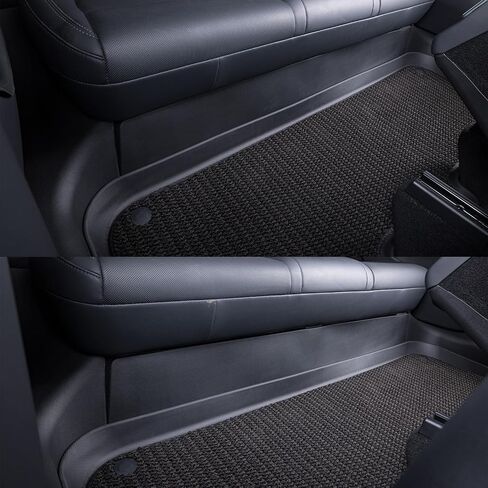 for 2025+ Tesla Model Y Juniper 7PCS TPE Door Threshold Strip & Center Console Saddle Side Protectors & 2nd Row Seat Lower Protector Anti-dust Pads 2025 2026 Model Y Juniper Accessories in Saudi Arabia