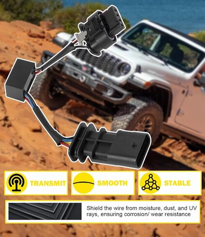Z-LKR-OEM Locker Sensor Bypass Harness Fit for 2018-2023 Jeep Wrangler JL/JLU and for 2020-2023 Gladiator JT Rubicon in Saudi Arabia