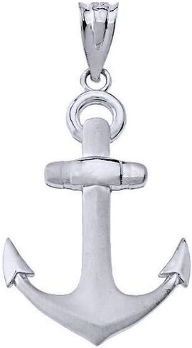 Claddagh Gold - Solid 925 Sterling Silver Nautical Fleed Charm Harm arndant in Saudi Arabia