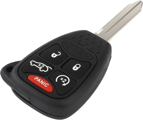 2 Pack 5 Buttons Control Car Key FOB 2011-2014 FIT for Chrysler 200 2.4L ، 2011-2014 FIT for Chrysler 200 3.6L OHT692714AA in Saudi Arabia