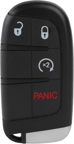 2 Pack 4 Buttons Control Car Key FOB 2017 FIT for Jeep Compass 2.0L ، 2017-2018 FIT for Jeep Compass 2.4L M3N40821302 in Saudi Arabia
