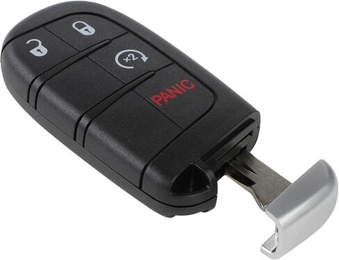 2 Pack 4 Buttons Control Car Key FOB 2017 FIT for Jeep Compass 2.0L ، 2017-2018 FIT for Jeep Compass 2.4L M3N40821302 in Saudi Arabia