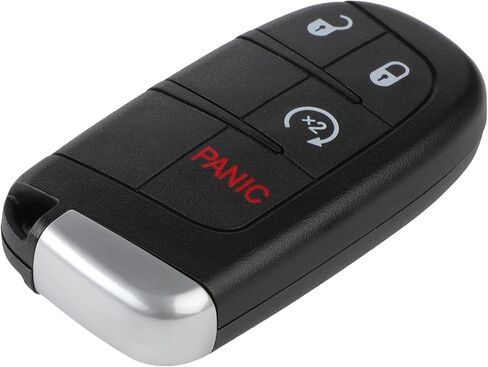 2 Pack 4 Buttons Control Car Key FOB 2017 FIT for Jeep Compass 2.0L ، 2017-2018 FIT for Jeep Compass 2.4L M3N40821302 in Saudi Arabia