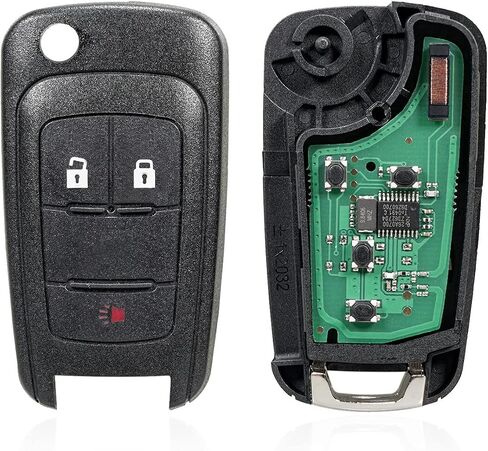 1 Pack 3 buttons Remote Control Car Key Fob 2010 Fit for Buick Allure 2.4L,2010 Fit for Buick Allure 3.0L OHT01060512 in Saudi Arabia