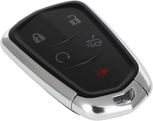2 Pack 5 buttons Remote Control Car Key Fob 2014-2017 Fit for Cadillac ATS 2.0L,2014-2017 Fit for Cadillac ATS 2.5L HYQ2AB,13580811,13510254,13589986 in Saudi Arabia