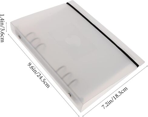 ERINGOGO Large Photo Album Scrapbook Memory Photo Album Binder 6 Rings Portable in Saudi Arabia
