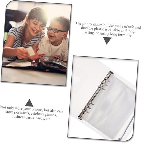 ERINGOGO Large Photo Album Scrapbook Memory Photo Album Binder 6 Rings Portable in Saudi Arabia