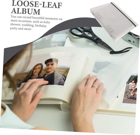 ERINGOGO Large Photo Album Scrapbook Memory Photo Album Binder 6 Rings Portable in Saudi Arabia