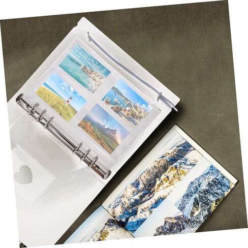 ERINGOGO Large Photo Album Scrapbook Memory Photo Album Binder 6 Rings Portable in Saudi Arabia