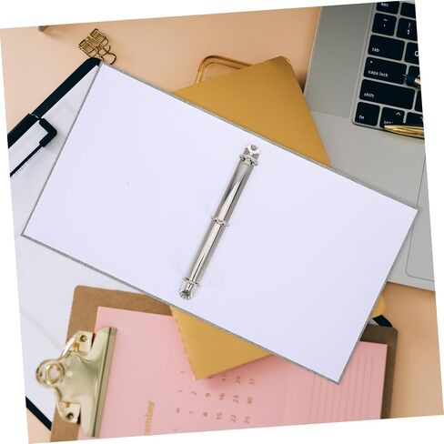 JOJOFUNY Three Binder Organizer for Documents وصفات وصور قماش تغطية المياه والتصميم الحديث للمكتب والاستخدام المنزلي in Kuwait
