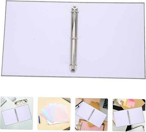JOJOFUNY Three Binder Organizer for Documents وصفات وصور قماش تغطية المياه والتصميم الحديث للمكتب والاستخدام المنزلي in Kuwait