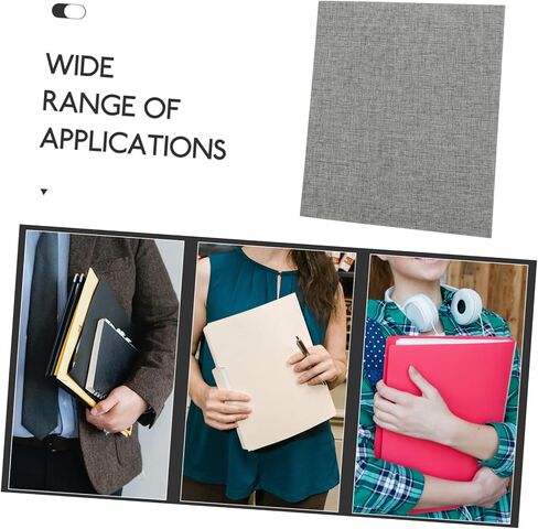 JOJOFUNY Three Binder Organizer for Documents وصفات وصور قماش تغطية المياه والتصميم الحديث للمكتب والاستخدام المنزلي in Kuwait