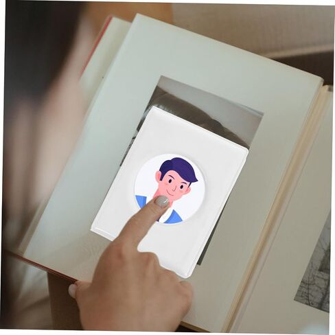Cabilock Game Cards Collector Photo Storage Album Cute Round Hollow Design Mini Photo Book for Scrapbooking and Card in Saudi Arabia