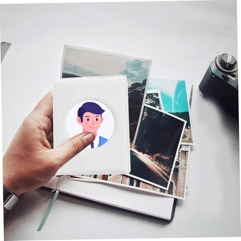 Cabilock Game Cards Collector Photo Storage Album Cute Round Hollow Design Mini Photo Book for Scrapbooking and Card in Saudi Arabia