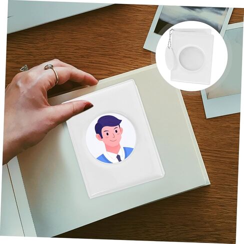 Cabilock Game Cards Collector Photo Storage Album Cute Round Hollow Design Mini Photo Book for Scrapbooking and Card in Saudi Arabia