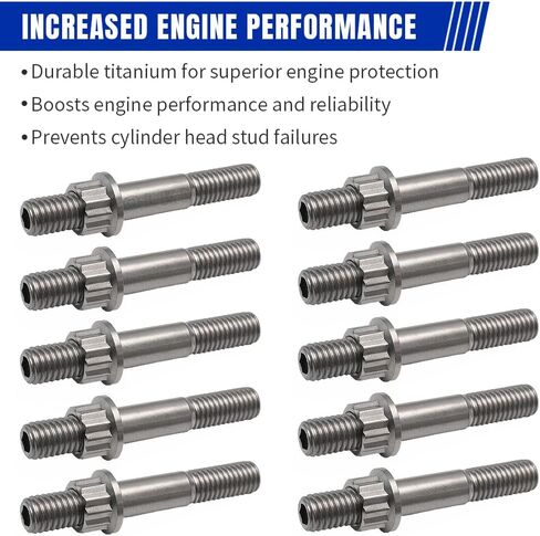 Design Cool Head Studs Titanium Replacement Cylinder Stud Kit For Yamaha Banshee 350 YFZ350 1987-2006 OEM#PD300A PD300 PD909 in Saudi Arabia
