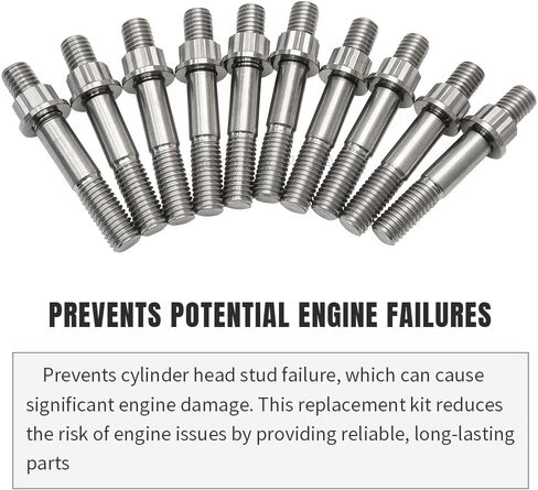 Design Cool Head Studs Titanium Replacement Cylinder Stud Kit For Yamaha Banshee 350 YFZ350 1987-2006 OEM#PD300A PD300 PD909 in Saudi Arabia