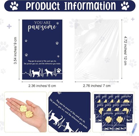 Geyoga Vet Tech Week Gifts Veterinary Christmas Appreciation Dog Cat Paw Lapel Pins for Veterinary Receptionist Bulk in Saudi Arabia