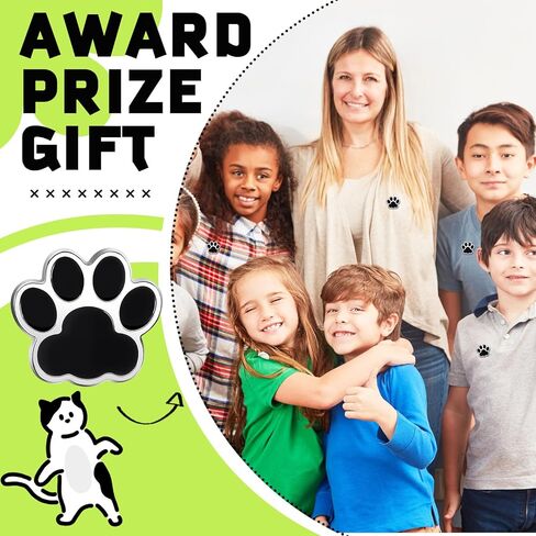 24 Pack Paw Award Cute Lapel Pin Dog Paw Pin School Student Awards Recognition Pins for Students Teacher Employee Appreciation Pins Team Gift in Saudi Arabia