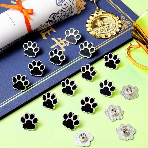 24 Pack Paw Award Cute Lapel Pin Dog Paw Pin School Student Awards Recognition Pins for Students Teacher Employee Appreciation Pins Team Gift in Saudi Arabia