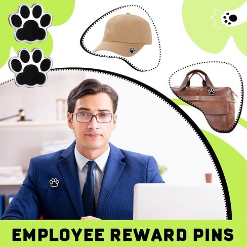 24 Pack Paw Award Cute Lapel Pin Dog Paw Pin School Student Awards Recognition Pins for Students Teacher Employee Appreciation Pins Team Gift in Saudi Arabia