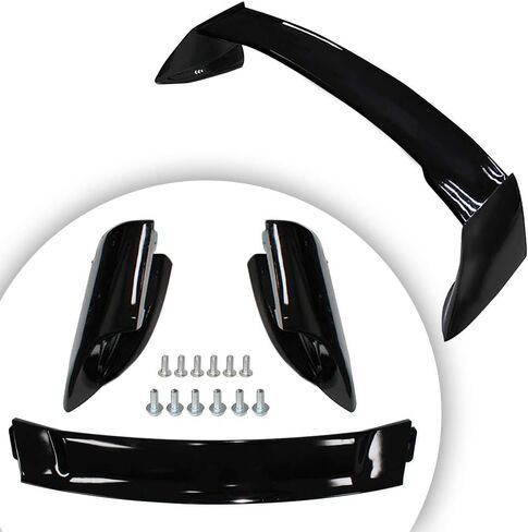 Mug RR Style Glossy Black Rear Trunk Spoiler Wing for 2012-2015 9TH Gen Honda Civic 4 Door Sedan in Saudi Arabia