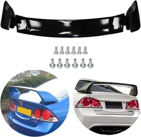 Mug RR Style Glossy Black Rear Trunk Spoiler Wing for 2012-2015 9TH Gen Honda Civic 4 Door Sedan in Saudi Arabia