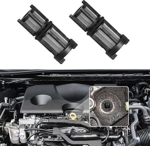 2PCS Engine Oil Pressure Sensor Filter, Oil Pressure Switch Filter, 917-143 12585328 Vehicle Strain Screen Oil Filtering, Car Accessories Fit for GMC Buick Chevy Express Silverado Yukon (2PCS) in Kuwait