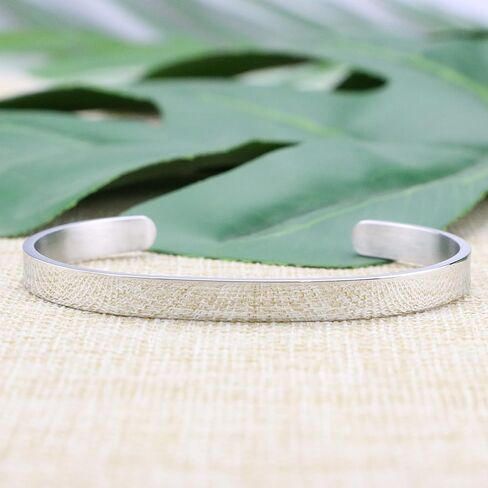 JoycuFF Funny Gifts for Women Birthday Gift Ideas Best Friend Bracelets Motivational Jewelry Inspirational Handmade Engraved Mantra Cuff Bracelet Personalized Christmas Graduation Gift in Saudi Arabia