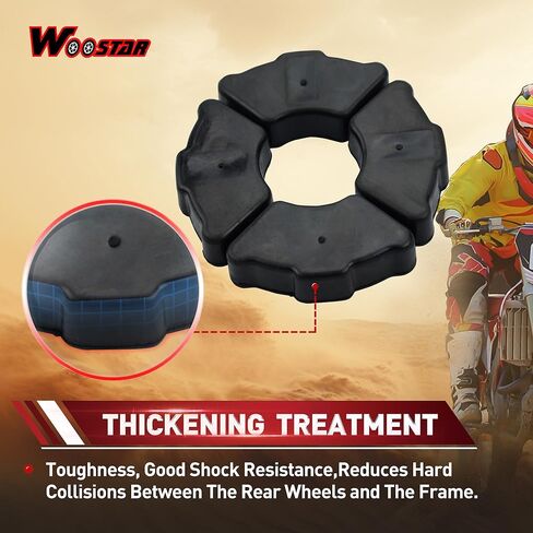 Woostar خلفية محور العجلة المحور بديل لـ 50cc 70cc 90cc 110cc 125cc دراجة الأوساخ in Saudi Arabia