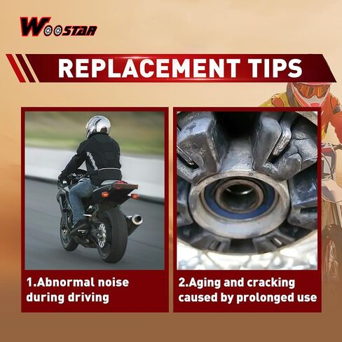 Woostar خلفية محور العجلة المحور بديل لـ 50cc 70cc 90cc 110cc 125cc دراجة الأوساخ in Saudi Arabia