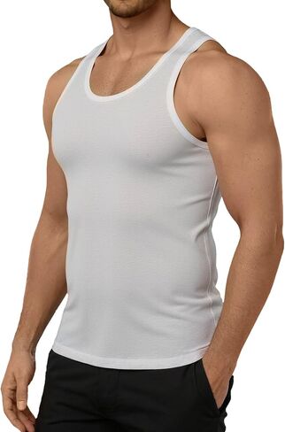 قمة دبابات رجال ، دبابات قميص A-shirtsless الصالة الرياضية تجريب كمال الأجسام قمصان عضلات اللياقة البدنية in Saudi Arabia